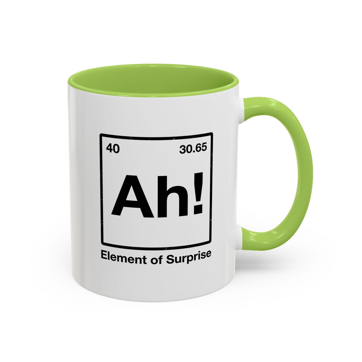Periodic Table 'Ah!' Accent Coffee Mug — Element of Surprise (11/15oz)