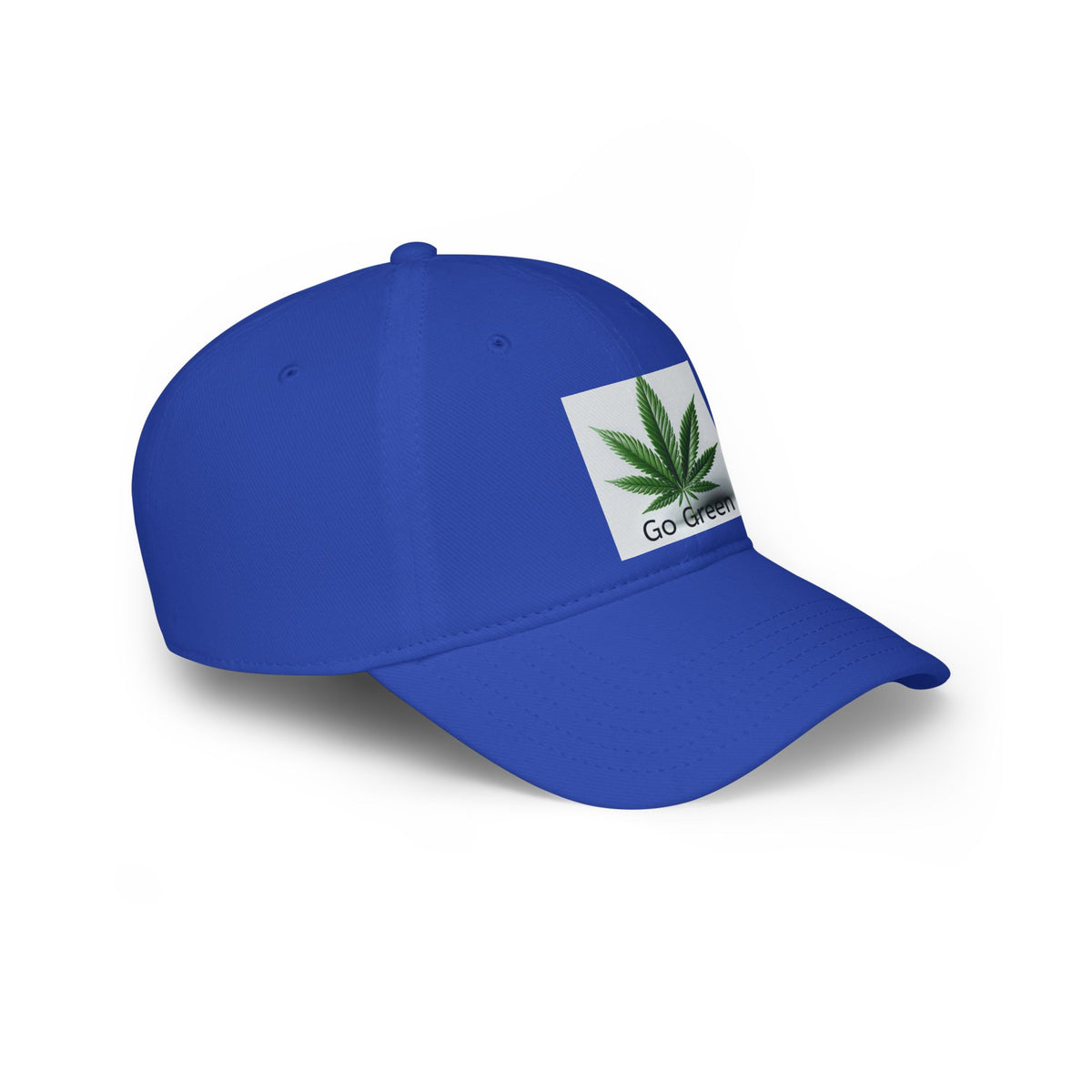 Go Green Marijuana Leaf - Low Profile Baseball Cap Pro pot One Size