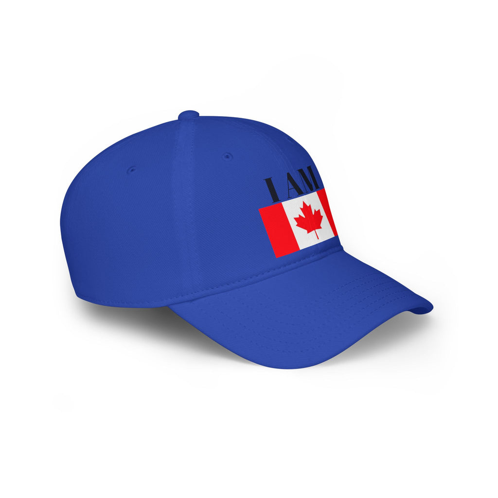 I Am Canadian Statement Low Profile Baseball Cap One Size