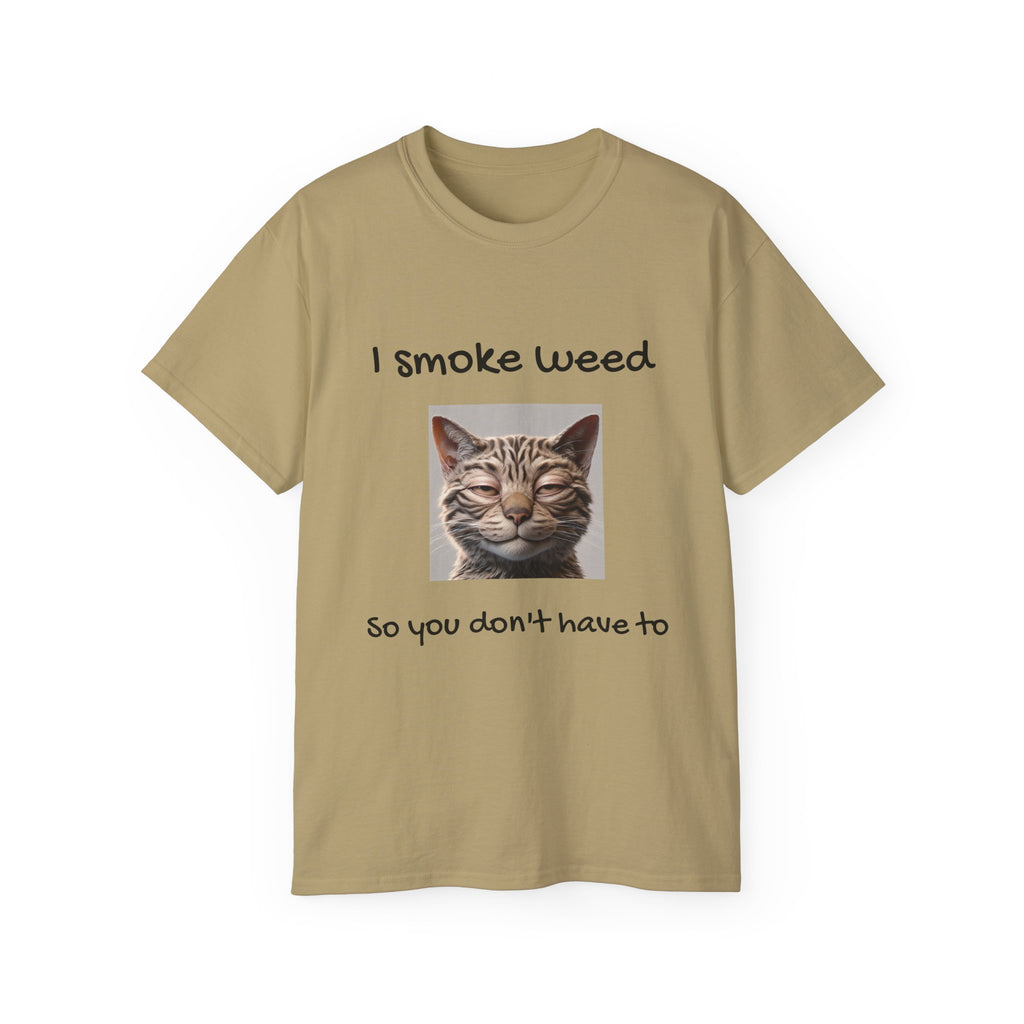 I Smoke Weed Stoned Cat