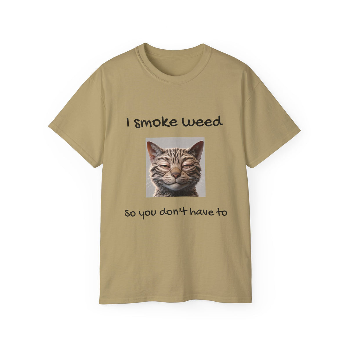I Smoke Weed Stoned Cat