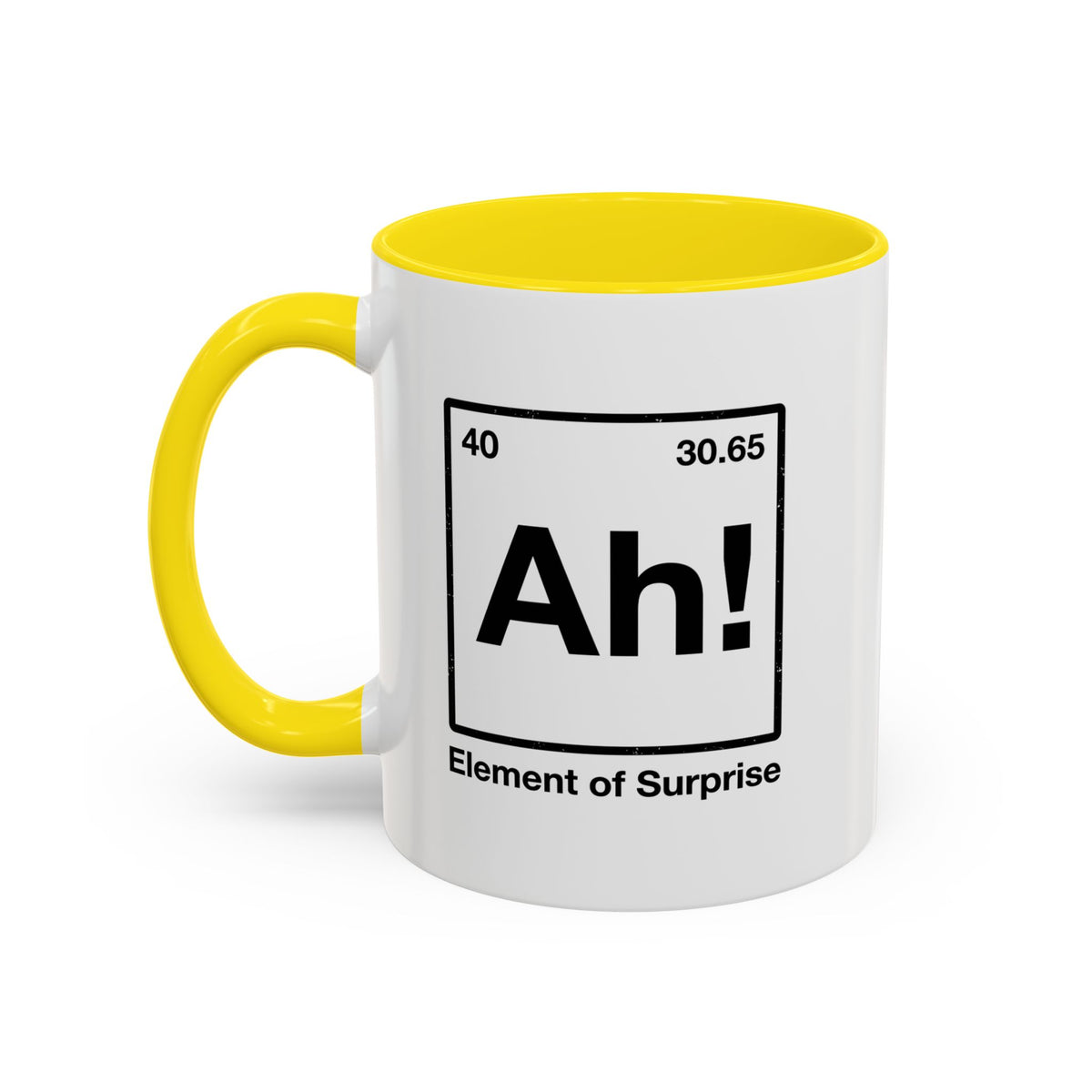 Periodic Table 'Ah!' Accent Coffee Mug — Element of Surprise (11/15oz)