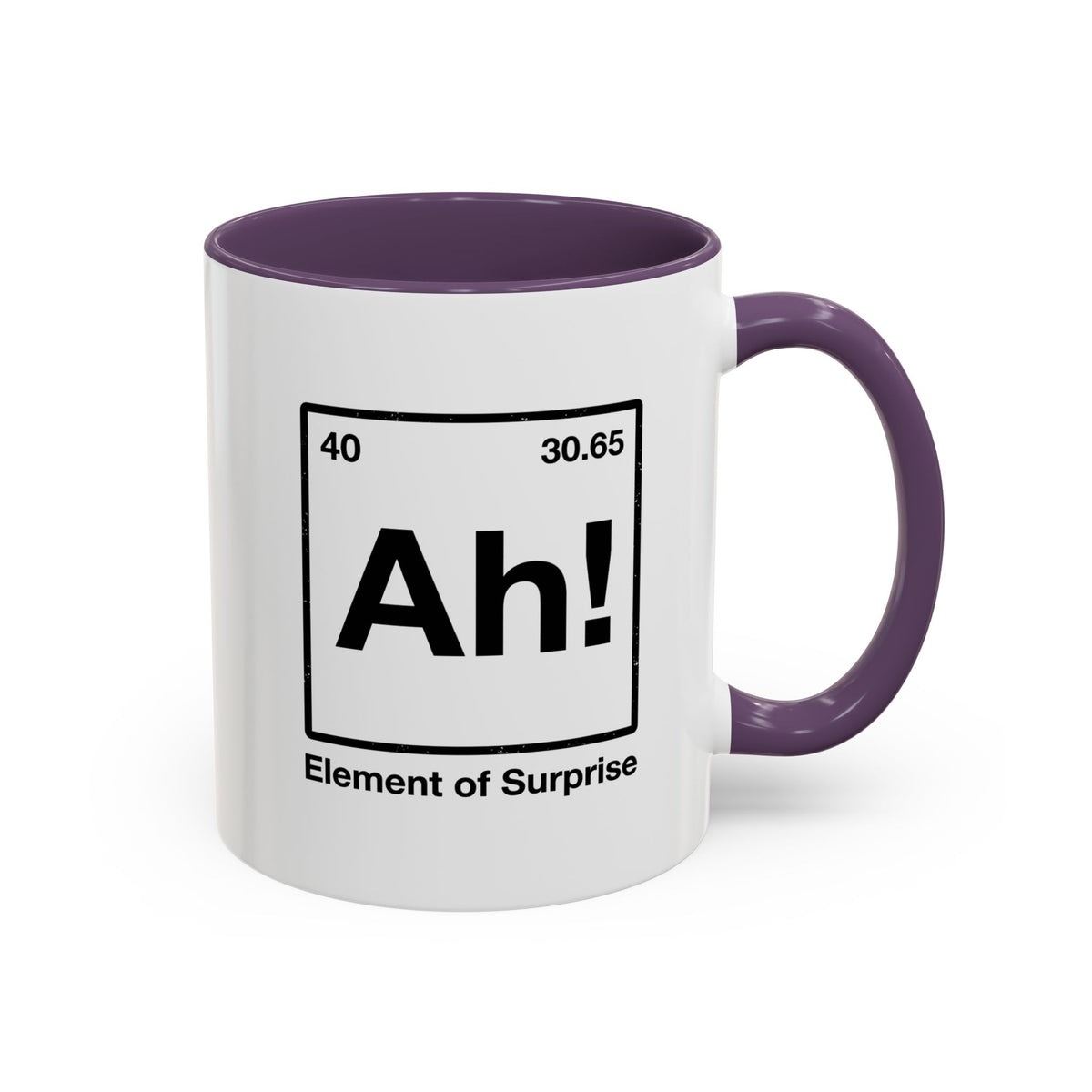 Periodic Table 'Ah!' Accent Coffee Mug — Element of Surprise (11/15oz)