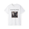 Swearing Helps French Bulldog  V-Neck Tee -Funny Witty Unisex Jersey T-Shirt