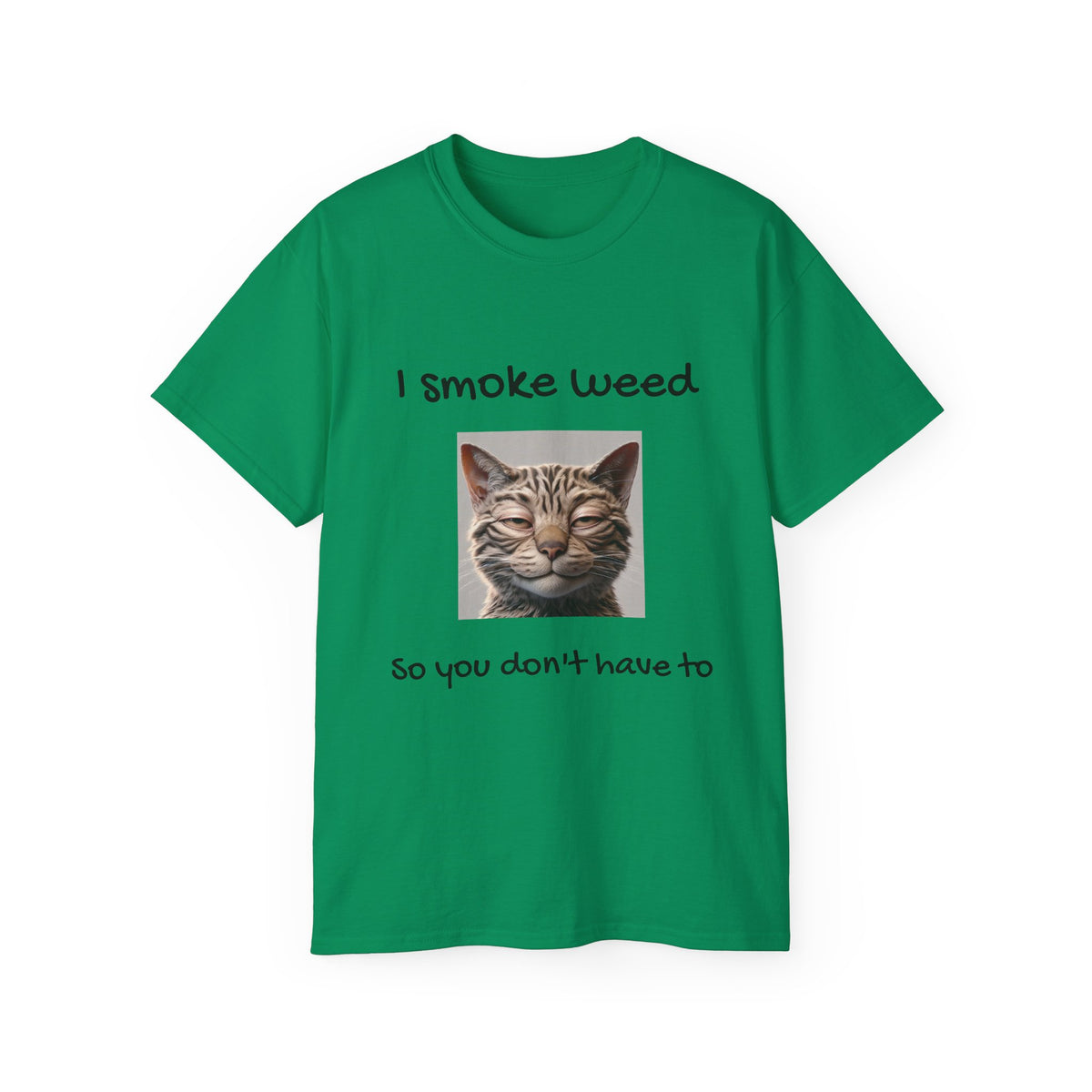 I Smoke Weed Stoned Cat