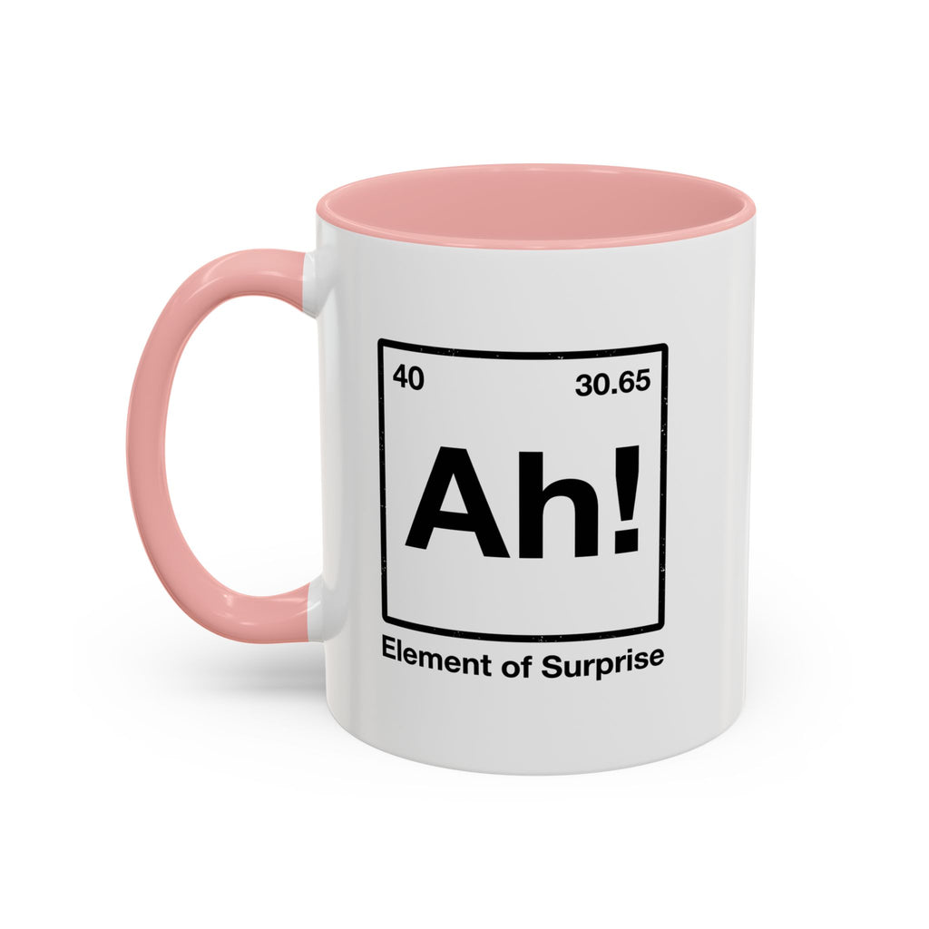 Periodic Table 'Ah!' Accent Coffee Mug — Element of Surprise (11/15oz)