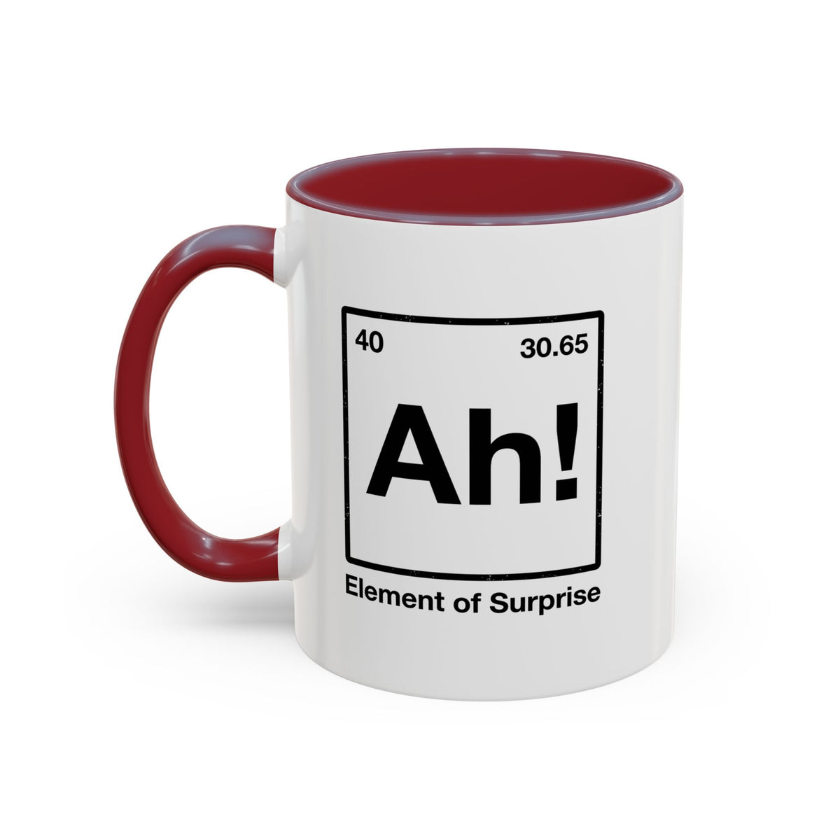 Periodic Table 'Ah!' Accent Coffee Mug — Element of Surprise (11/15oz)