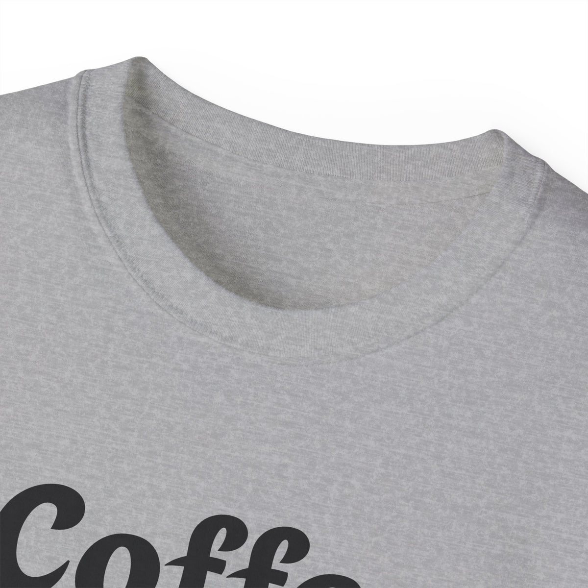 Coffee Because Murder is Wrong Cat with coffee cup graphic Unisex Tee - Fun Gift for Coffee Lovers, Cat Lovers, Cozy Wear, Perfect for Birthdays, Casual Outings, Halloween