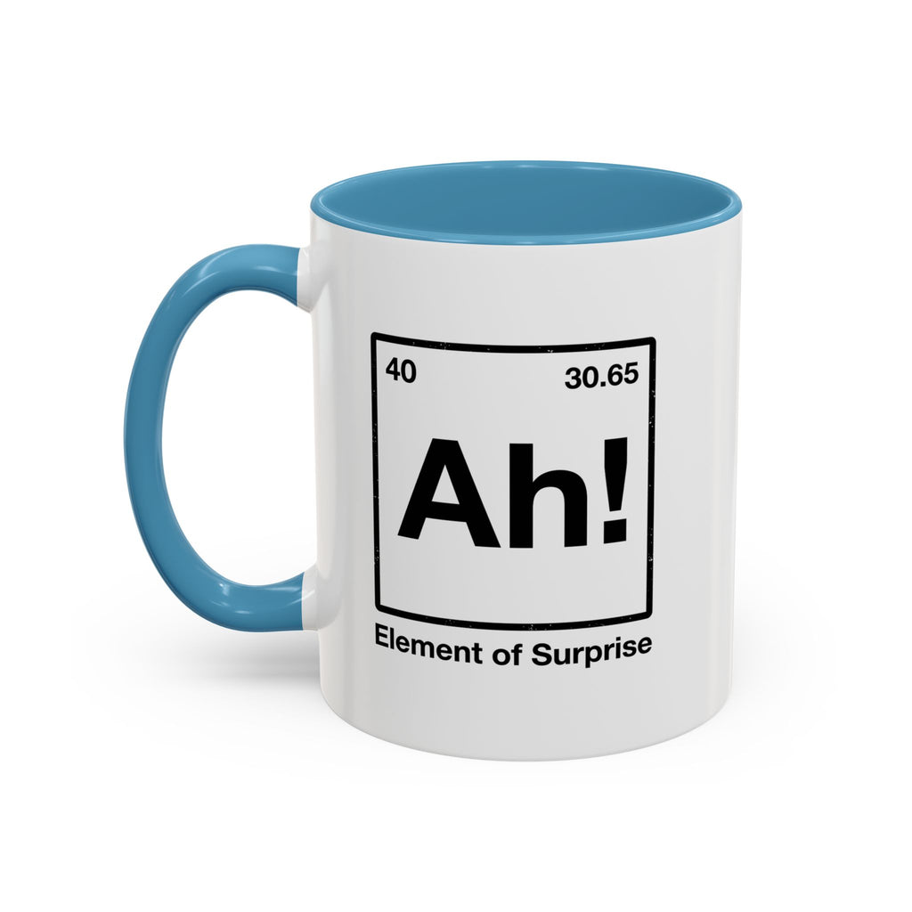 Periodic Table 'Ah!' Accent Coffee Mug — Element of Surprise (11/15oz)