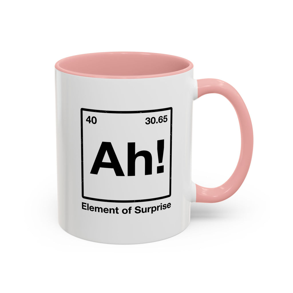 Periodic Table 'Ah!' Accent Coffee Mug — Element of Surprise (11/15oz)