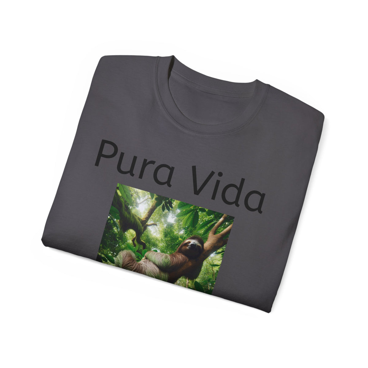 Pura Vida Sloth T - Live Slow Unisex Cotton T