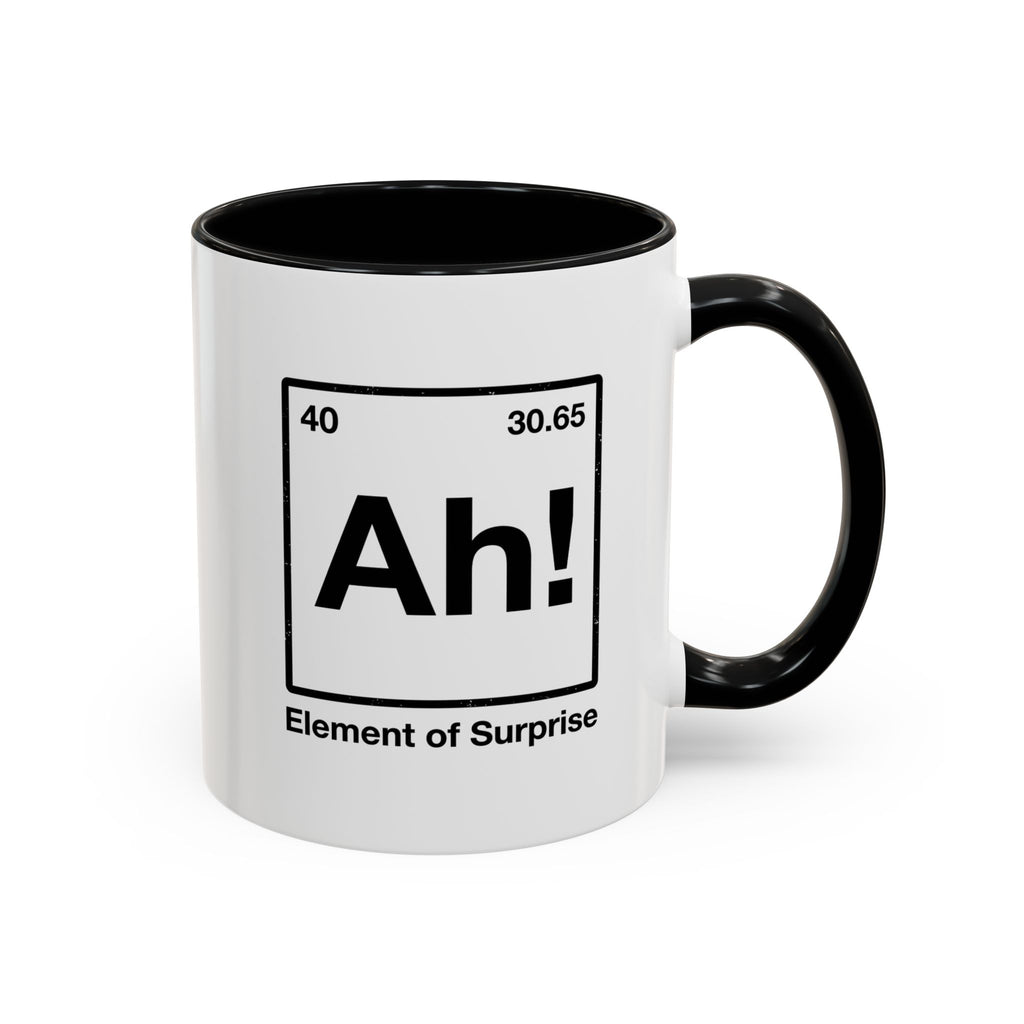 Periodic Table 'Ah!' Accent Coffee Mug — Element of Surprise (11/15oz)