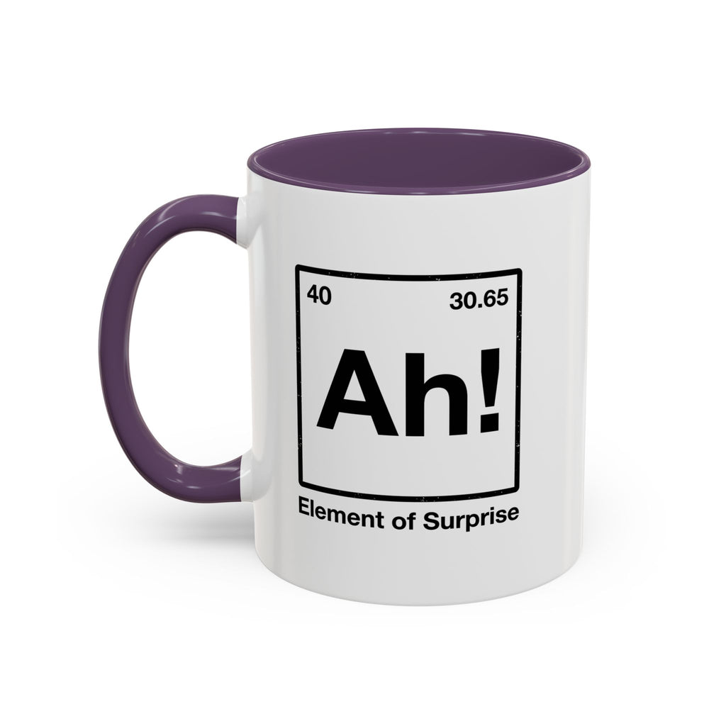 Periodic Table 'Ah!' Accent Coffee Mug — Element of Surprise (11/15oz)