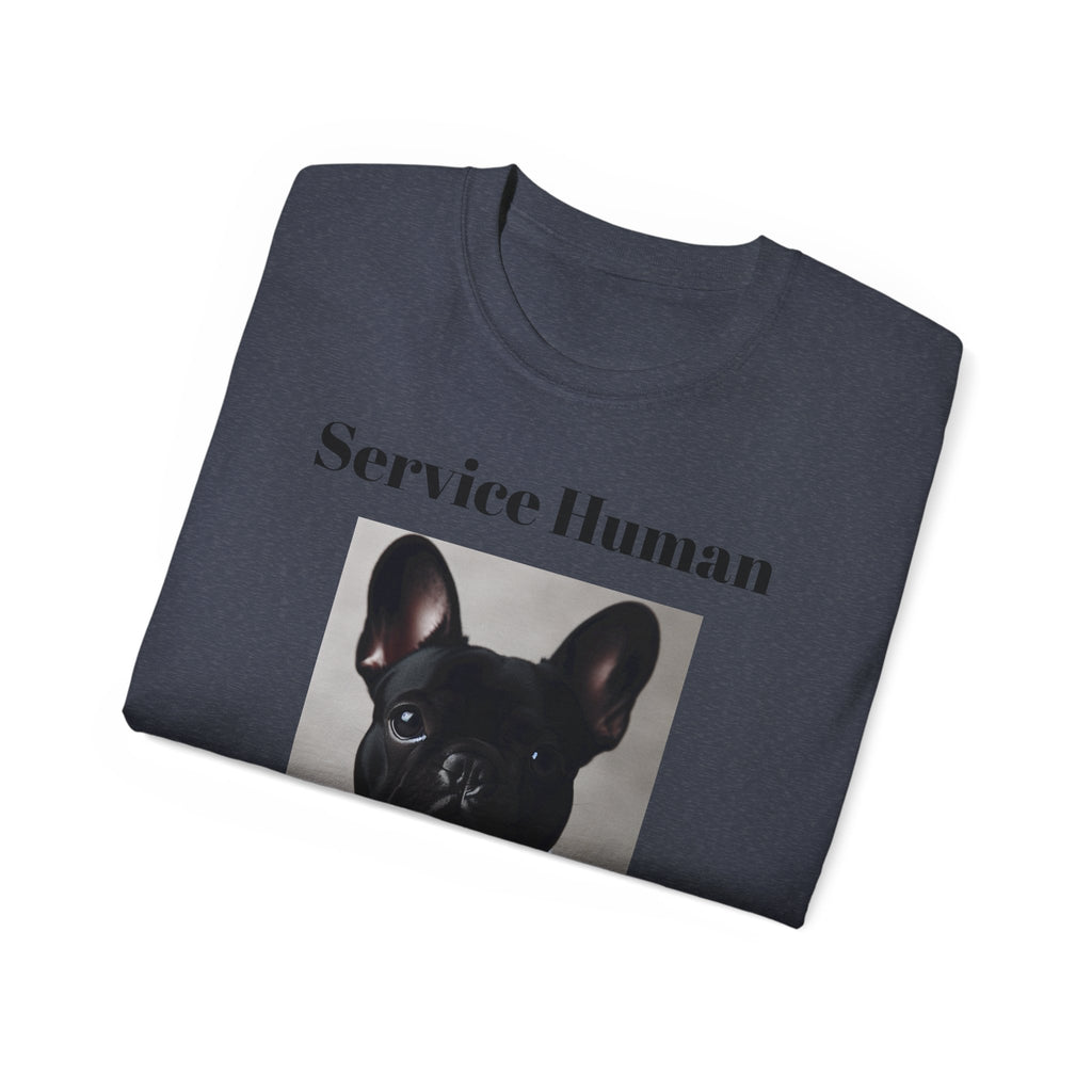 Service Human Frenchie Do not Pet Unisex T