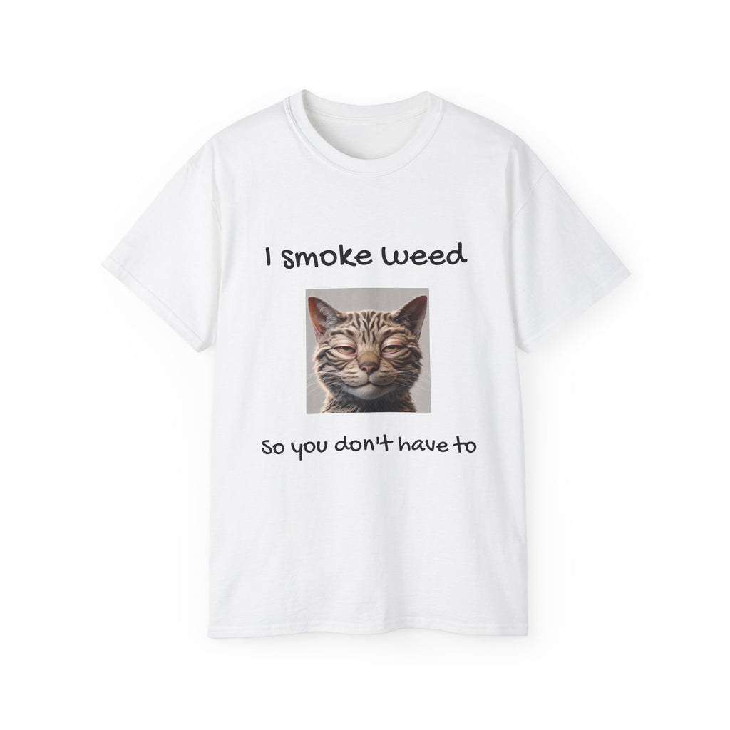 I Smoke Weed Stoned Cat