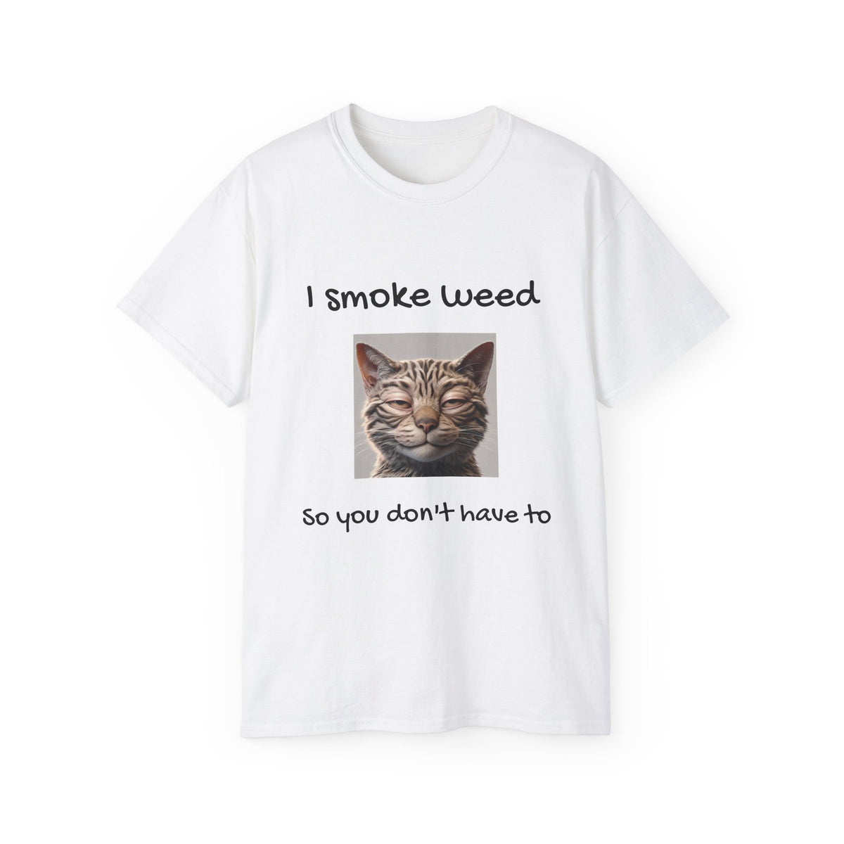 I Smoke Weed Stoned Cat
