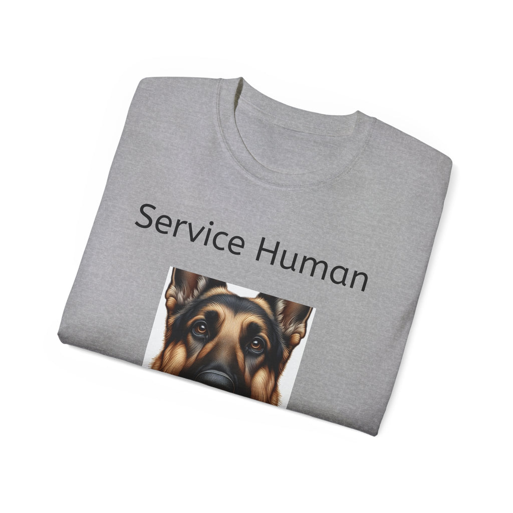 Service Human German Shepard  Do Not Pet  Unisex T