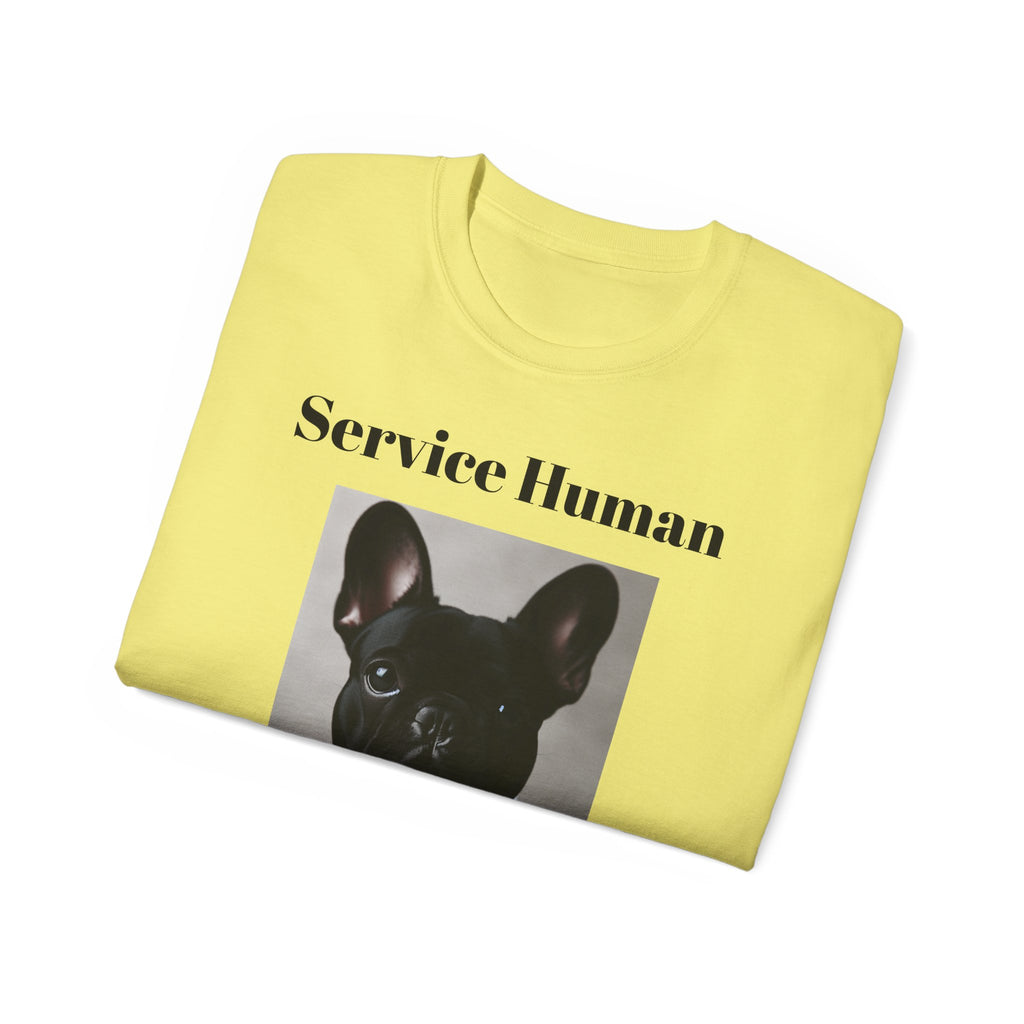 Service Human Frenchie Do not Pet Unisex T
