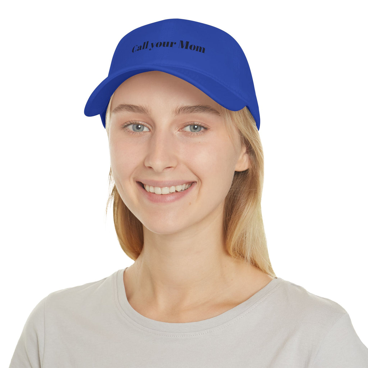Call Your Mom - Funny, wholesome Low Profile Baseball Cap One Size