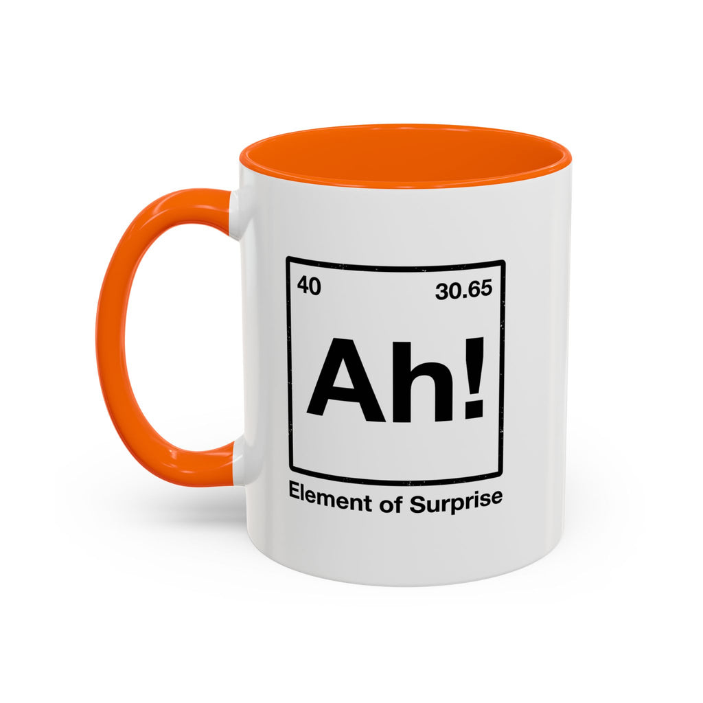 Periodic Table 'Ah!' Accent Coffee Mug — Element of Surprise (11/15oz)