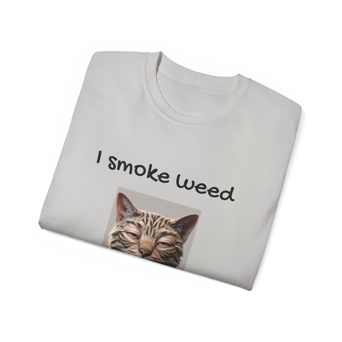 I Smoke Weed Stoned Cat
