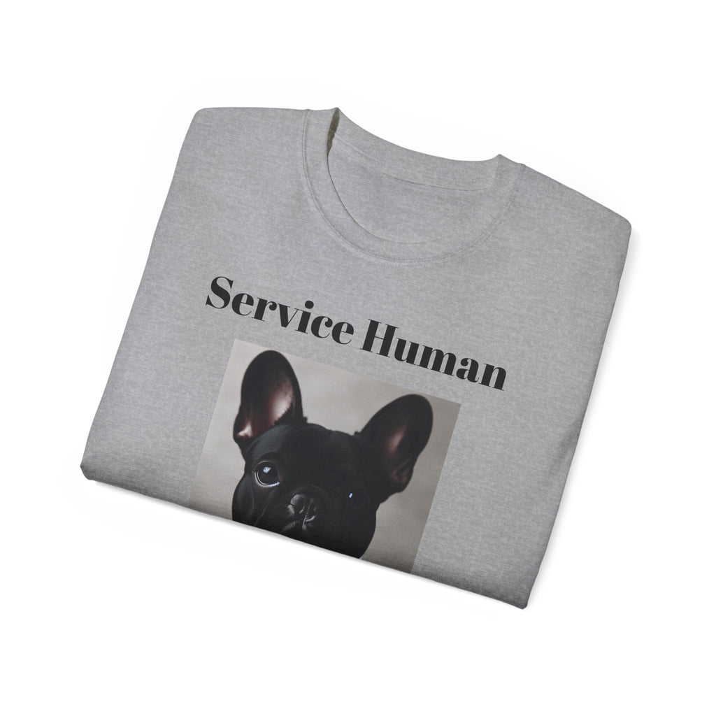 Service Human Frenchie Do not Pet Unisex T