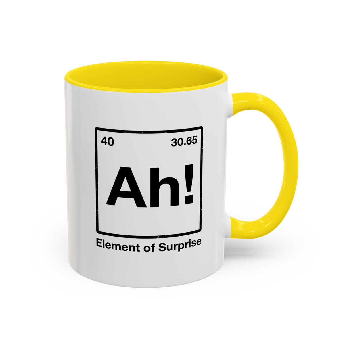 Periodic Table 'Ah!' Accent Coffee Mug — Element of Surprise (11/15oz)