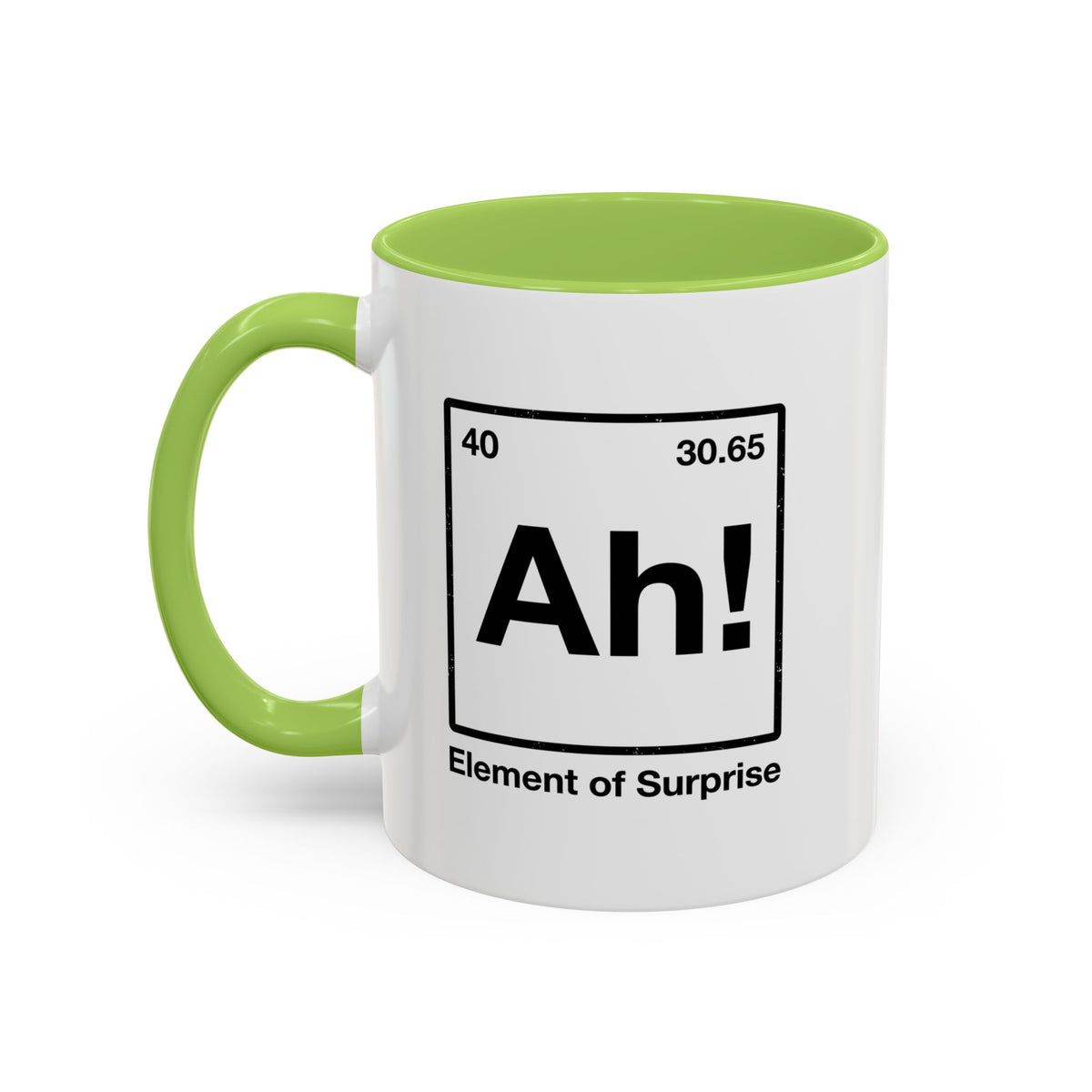Periodic Table 'Ah!' Accent Coffee Mug — Element of Surprise (11/15oz)