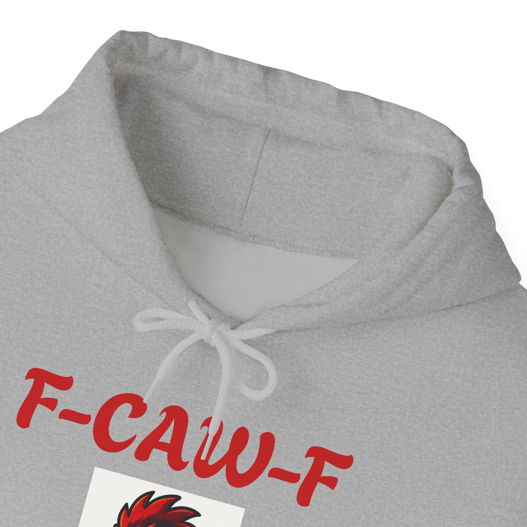 Rooster F-CAW-F Graphic Hoodie – Funny Rooster Farm & Poultry Lover Sweatshirt