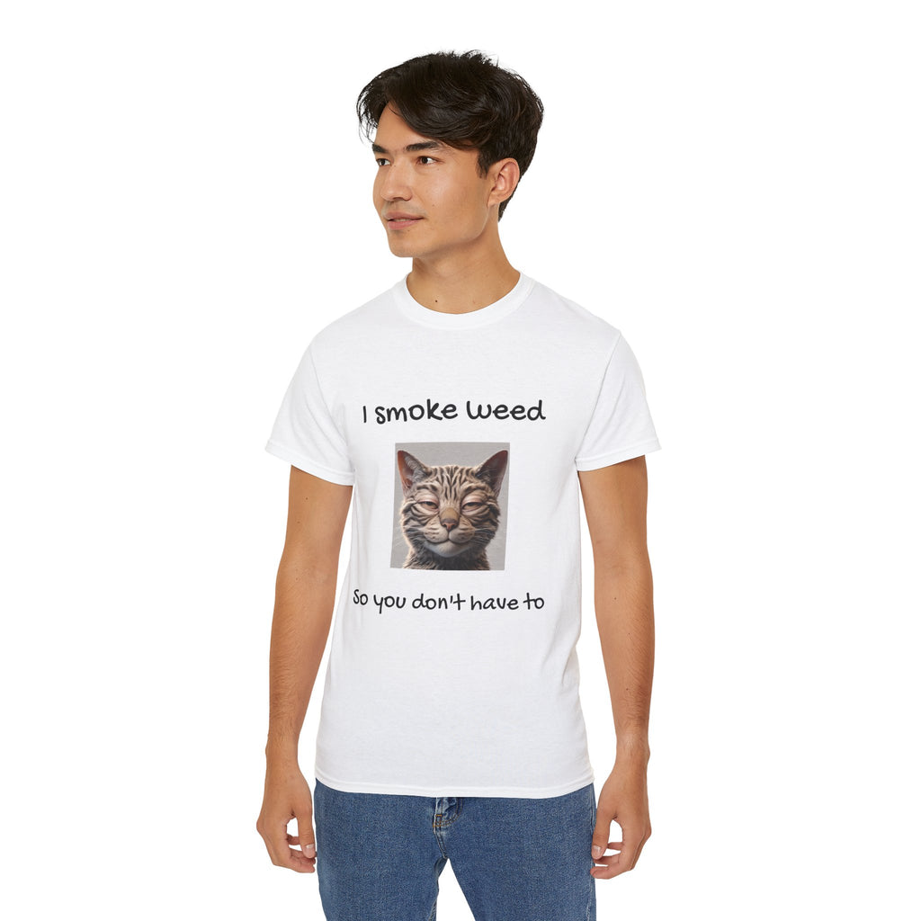 I Smoke Weed Stoned Cat