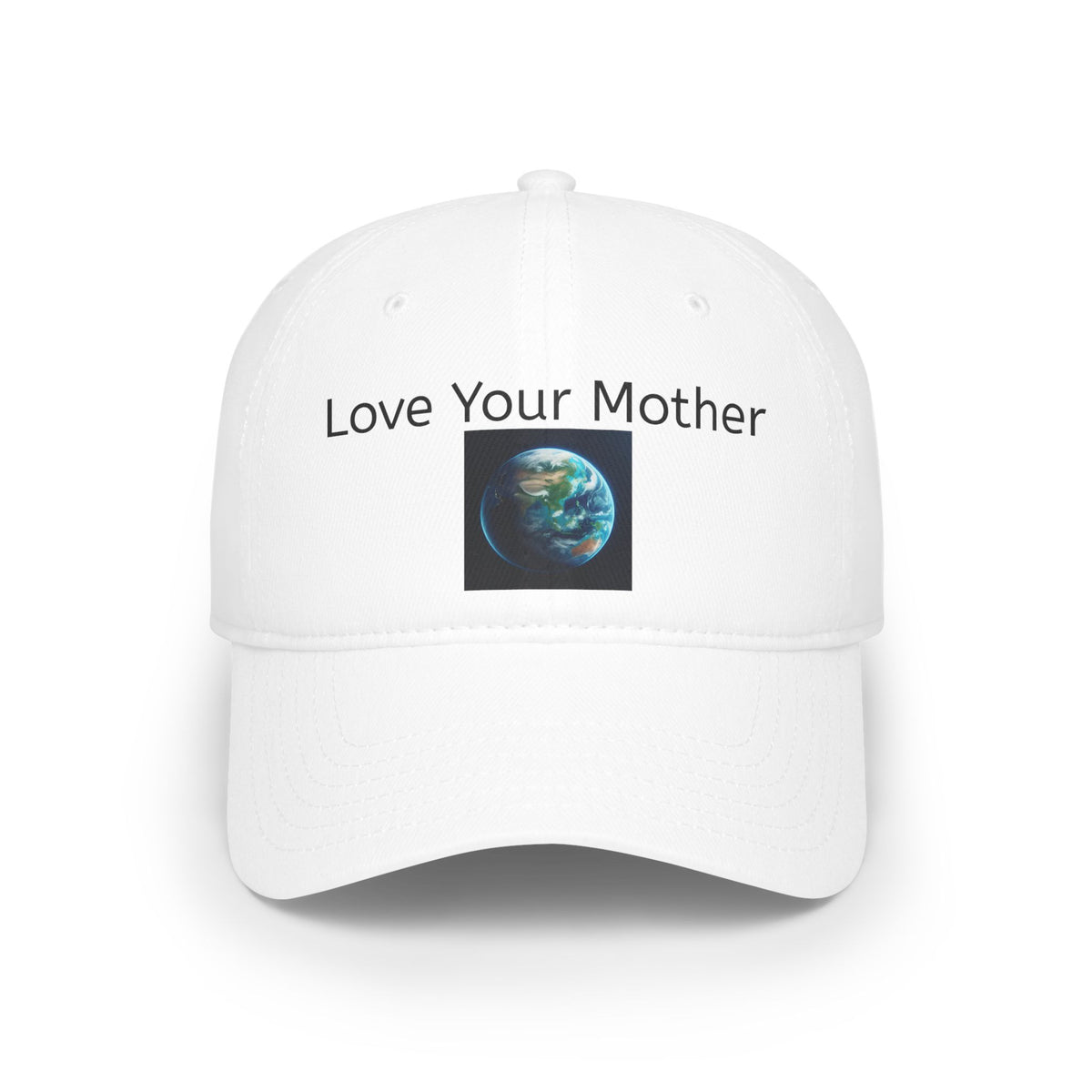 Love Your Mother Earth Eco-Friendly Low Profile Baseball Cap