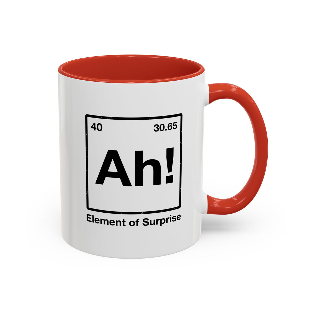 Periodic Table 'Ah!' Accent Coffee Mug — Element of Surprise (11/15oz)