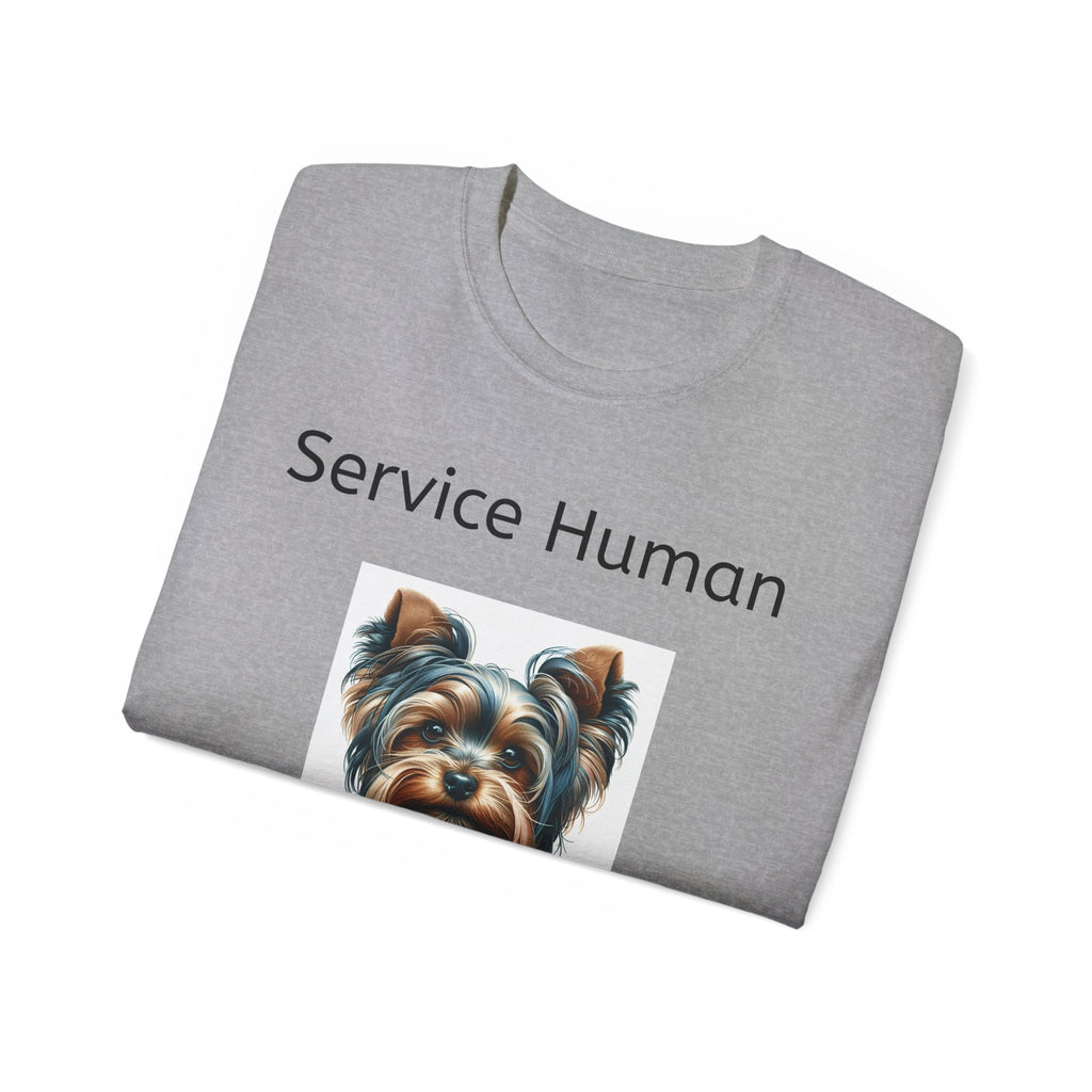 Service Human Yorkie Do Not Pet!  Unisex T