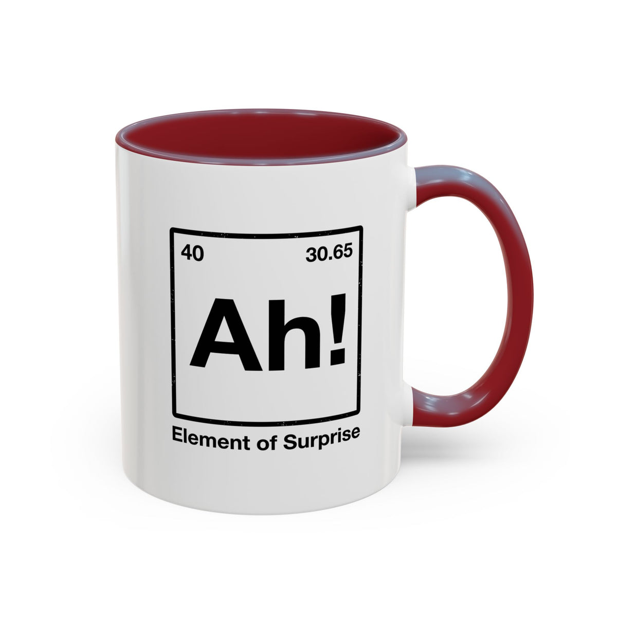 Periodic Table 'Ah!' Accent Coffee Mug — Element of Surprise (11/15oz)