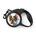 Retractable Dog Leash with Custom Pet Photo Insert — Personalized Pet Accessory