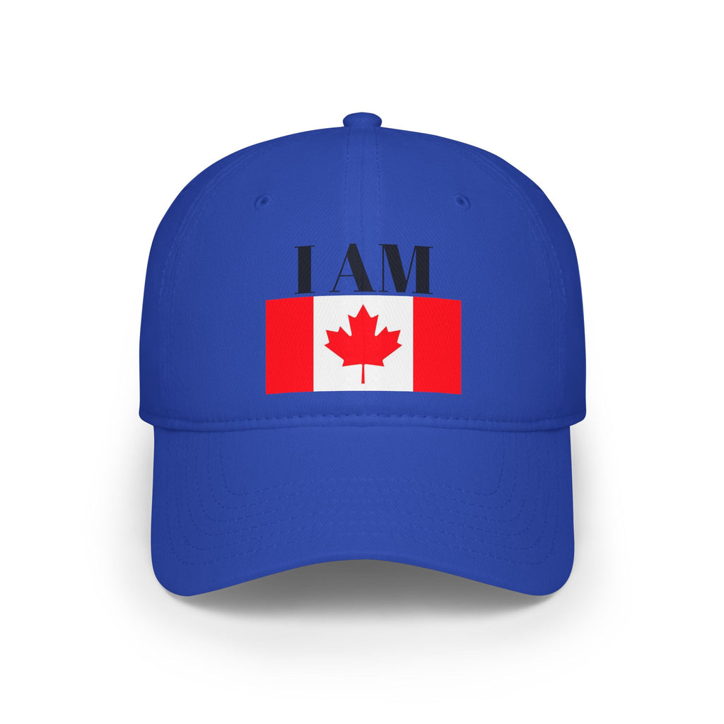 I Am Canadian Statement Low Profile Baseball Cap One Size