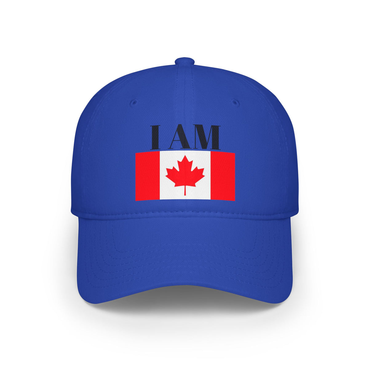 I Am Canadian Statement Low Profile Baseball Cap One Size