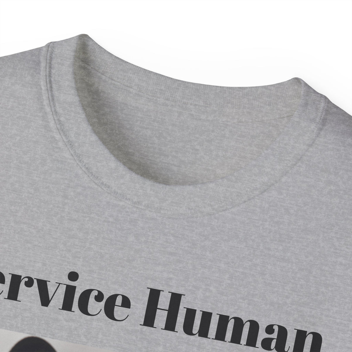 Service Human Frenchie Do not Pet Unisex T