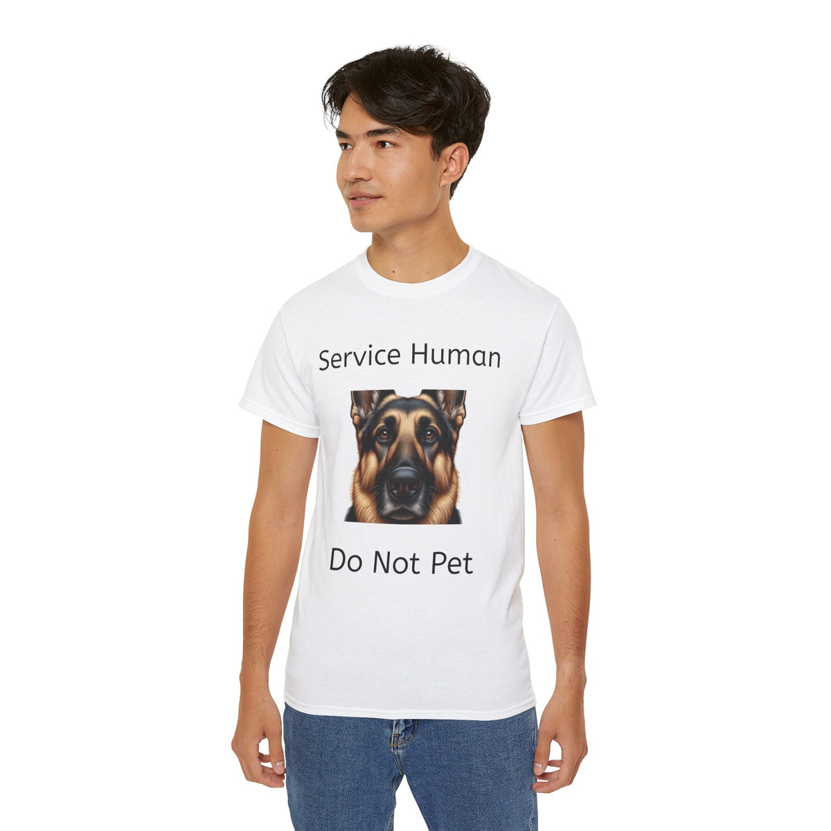 Service Human German Shepard  Do Not Pet  Unisex T