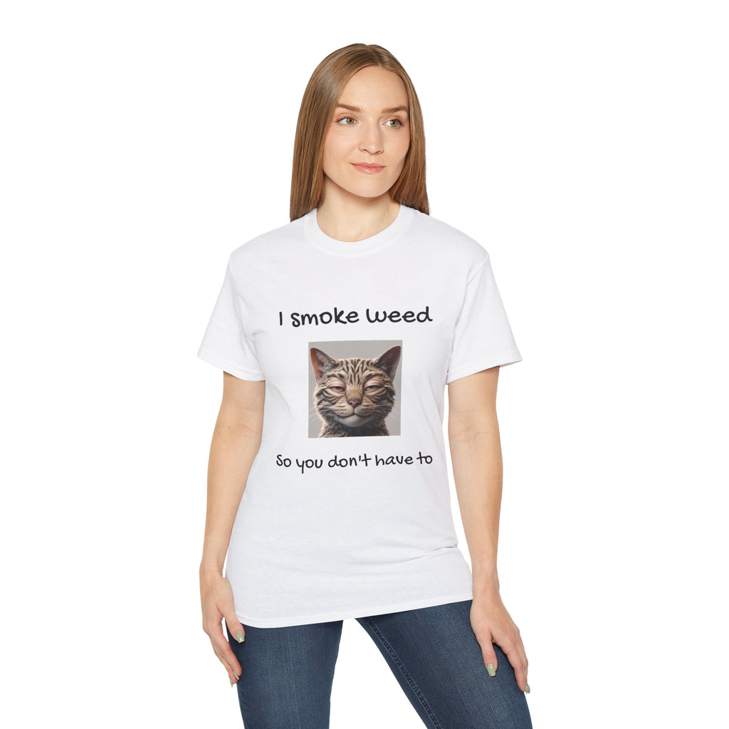 I Smoke Weed Stoned Cat